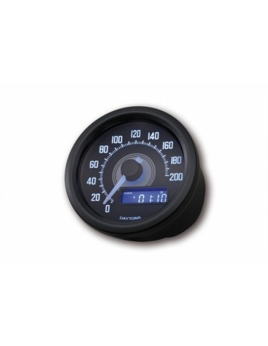 LSL Daytona Velona Speedometer Black