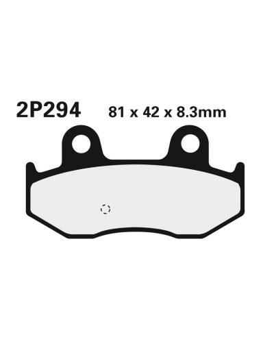 NISSIN Street /Off-Road Sintered Metal Brake pads - 2P-294ST