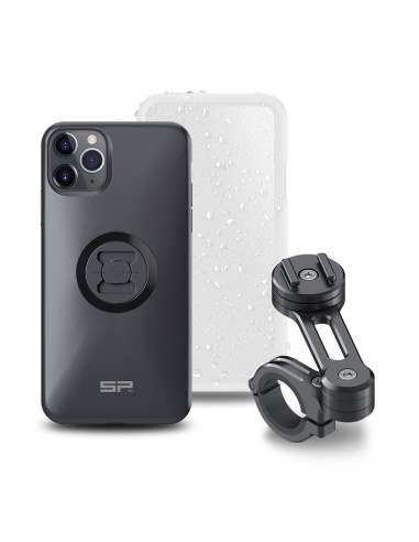 SP-CONNECT Moto Bundle fixed on Handlebar iPhone 11 Pro Max