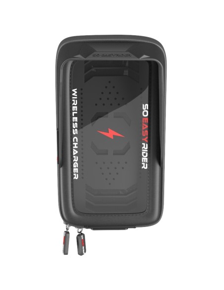 Husă verticală pentru un singur telefon SO EASY RIDER Qi