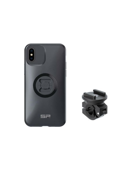 SP-CONNECT Moto Bundle fixed on Mirror iPhone X/XS/11Pro