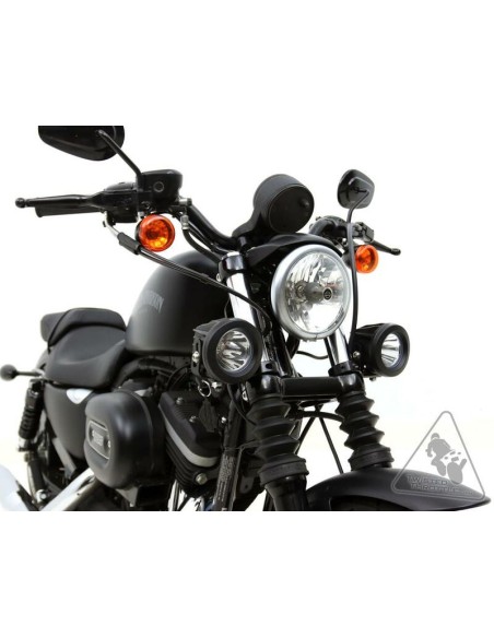 DENALI Forks Tubes Light Mount Ø39-49mm Black