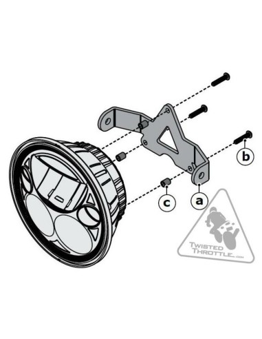 DENALI M5 Adpater Kit Light Mount Yamaha DENALI M5 Adpater Kit Light Mount Yamaha