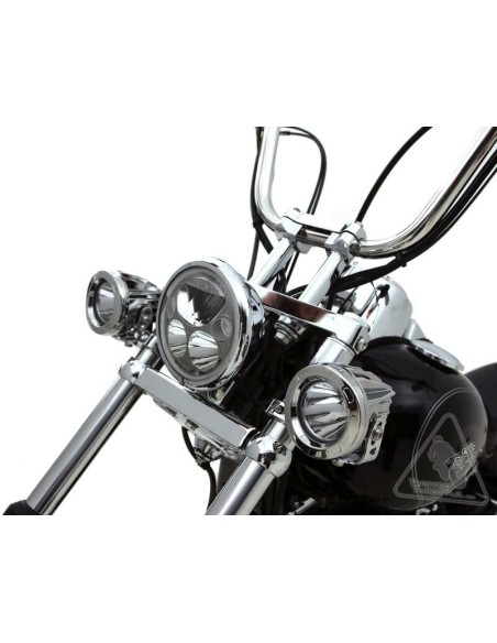 DENALI Furci Tuburi Montare Lumina Ø39-49mm Crom