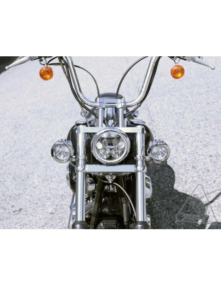 DENALI Furci Tuburi Montare Lumina Ø39-49mm Crom