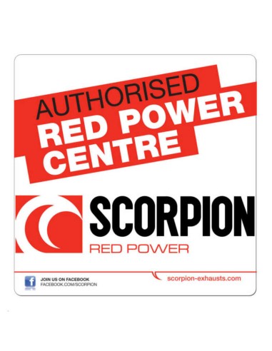 SCORPION Authorised Dealder Sticker