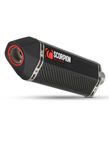 SCORPION SERKET LEFT-HAND CARBON MUFFLER FOR KAWASAKI