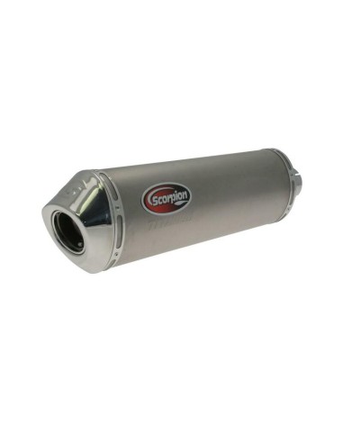 SCORPION OVAL TITANIUM MUFFLER, LENGTH 450MM FOR SV650 99-09