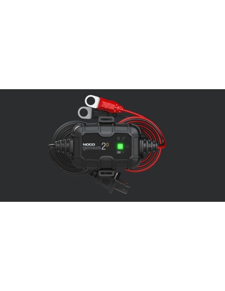 NOCO Genius2D Smart Battery Charger Direct Mount Eyelet 12V 2A