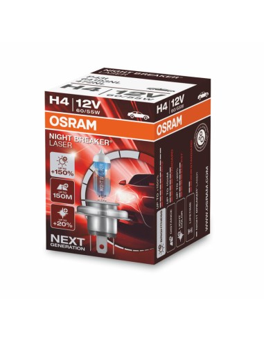 OSRAM Night Breaker Laser H4 Light... OSRAM Night Breaker Laser H4 Light...