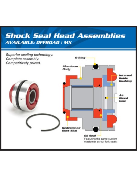 ALL BALLS Shock Absorber Rod Seal Yamaha YZ