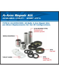ALL BALLS Lower/Upper A-Arm... 2
