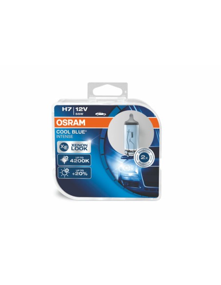 OSRAM H7 Cool Blue Intense Light Bulbs 12V 60/55W PX26d - by pair