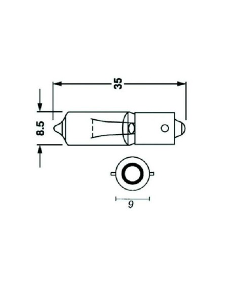 BIHR 23W Light Bulbs 12V 23W - x10