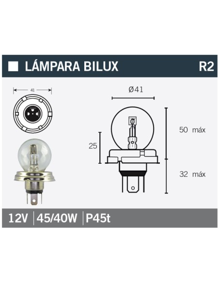 V PARTS G40 Light Bulbs 12V 15/40W