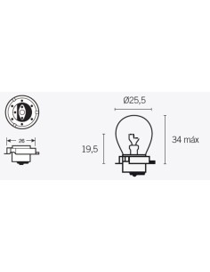 V PARTS S3 Light Bulbs 6V...