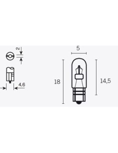 V PARTS T5 Light Bulbs 12V...