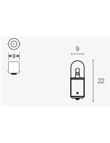 TECNIUM T85 Light Bulbs 12V 4W - x10