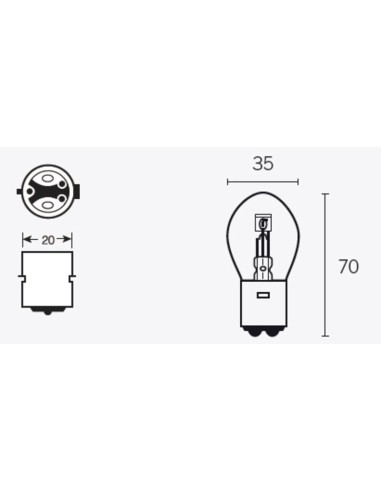 TECNIUM S2 Light Bulbs 12V 40/45W - x10