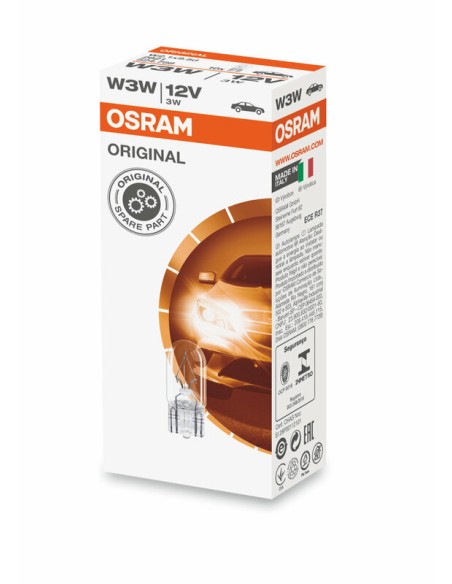 OSRAM Original Line W3W Becuri 12V 3W - x10