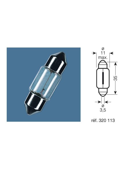 OSRAM Original Line C5W Becuri 12V 5W - x10