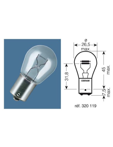 OSRAM Original Line P21/5W Becuri 12V... OSRAM Original Line P21/5W Becuri 12V...