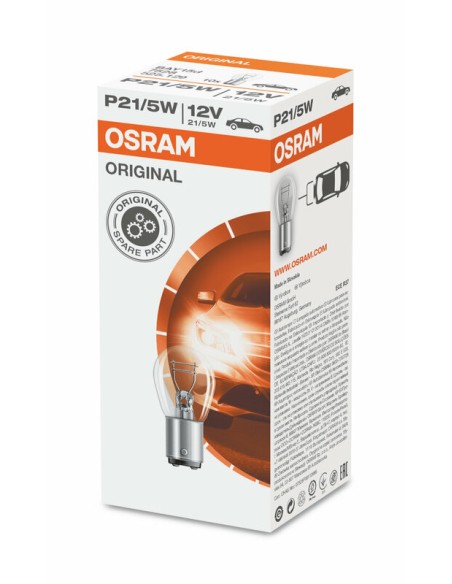 OSRAM Original Line P21/5W Light Bulbs 12V 21/5W - x10