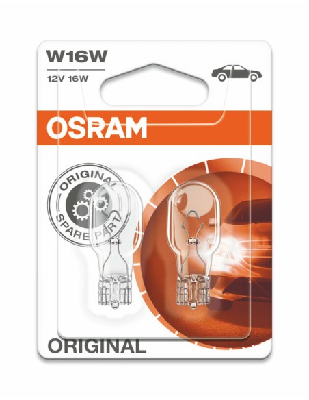 OSRAM Original Line W16W Becuri 12V 16W - x10