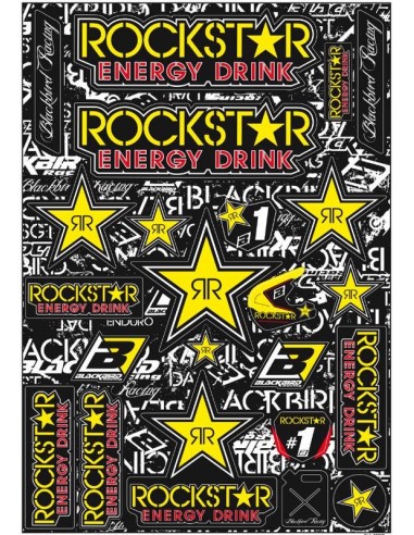 BLACKBIRD Rockstar Energy Sticker Kit