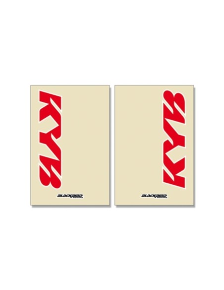 BLACKBIRD Kayaba Fork Graphic Kit Clear