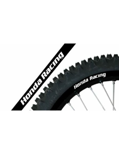 BLACKBIRD Replica autocolante grafice Honda Racing Wheel Negru Universal