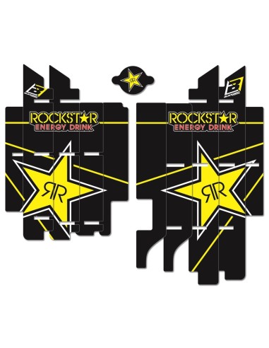 BLACKBIRD Rockstar Energy Radiator Louvers Graphic Kit Suzuki RM-Z450