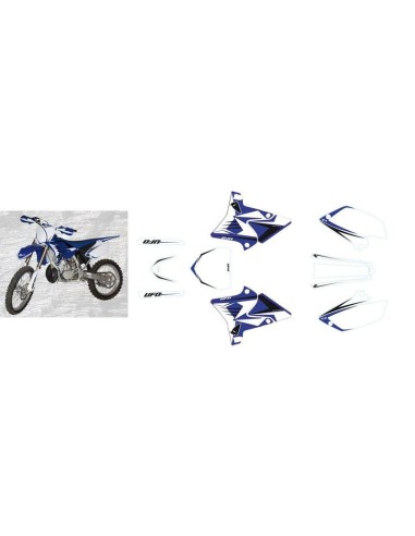 Kit grafic UFO 4T replica Albastru Yamaha YZ125/250