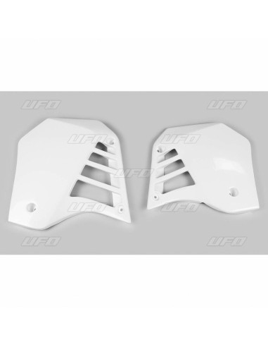 UFO Radiator Covers White Yamaha YZ125