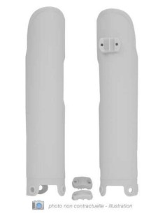 RACETECH Fork Guards - White