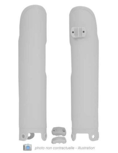 RACETECH Fork Guards - White