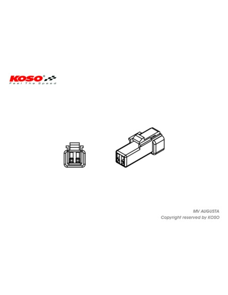 KOSO Indicator Adapter Cable Suzuki