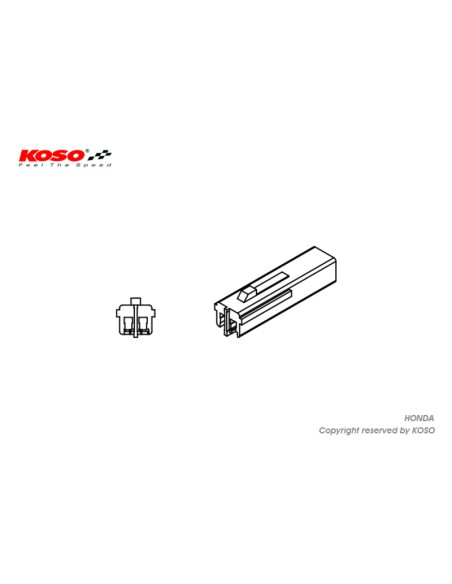KOSO Indicator Adapter Cable Honda