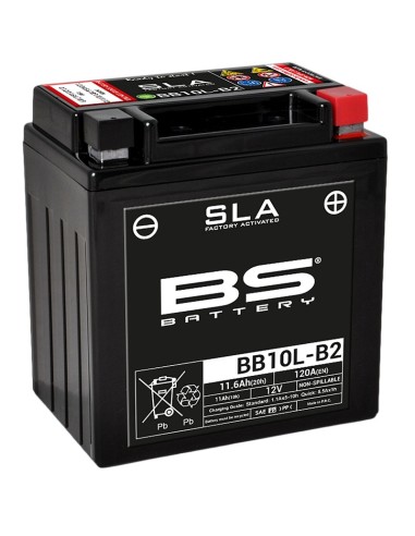 BS BATTERY SLA Battery Maintenance Free Factory Activated - BB10L-A2/B2