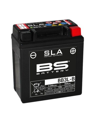 BS BATTERY SLA Battery Maintenance Free Factory Activated - BB3L-B