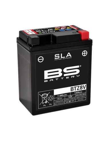 BS BATTERY SLA Battery Maintenance Free Factory Activated - BTZ8V