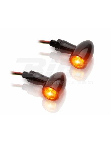 V PARTS Aluminium LED Indicator Set Clear Universal