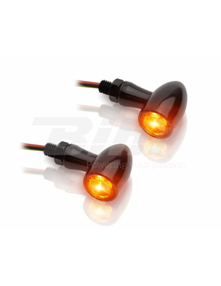 V PARTS Aluminium LED Indicator Set Clear Universal