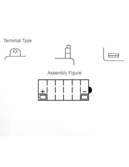 YUASA Battery Conventional without Acid Pack - 12N7D-3B