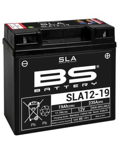 BS BATTERY SLA Baterie fără întreținere Activată din fabrică - SLA12-19