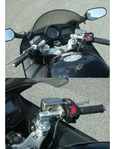 LSL Top Match Raised Clip-On Bars - Honda CBR1100XX