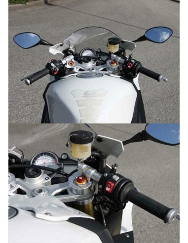 LSL Twin Match Raised Clip-on Bars - BMW S100RR