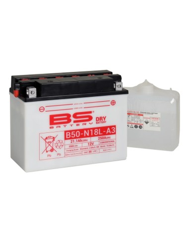 BS BATTERY Battery High performance with Acid Pack - B50-N18L-A3