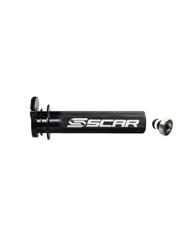 SCAR Throttle Tube Aluminium + Bearing  Black