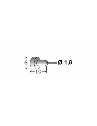 Cablu frana adaptabil TRANSFIL - 1,80m